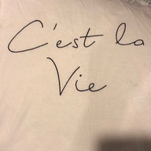 Adorbs Ceste la Vie t shirt